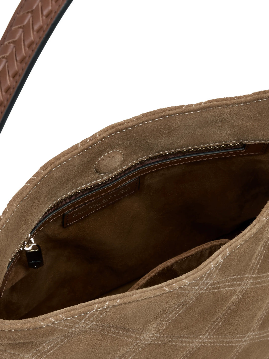 Mini Tetbury - Quilted Tan Suede - Bags