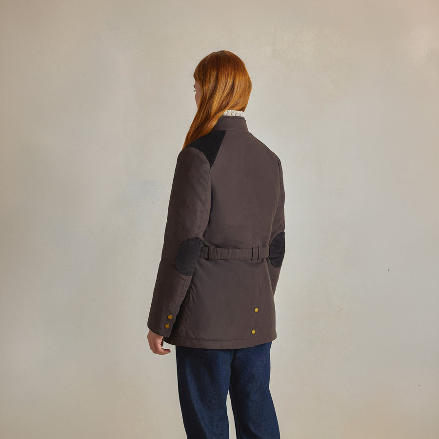 Isla Wax Jacket - Walnut - Jackets