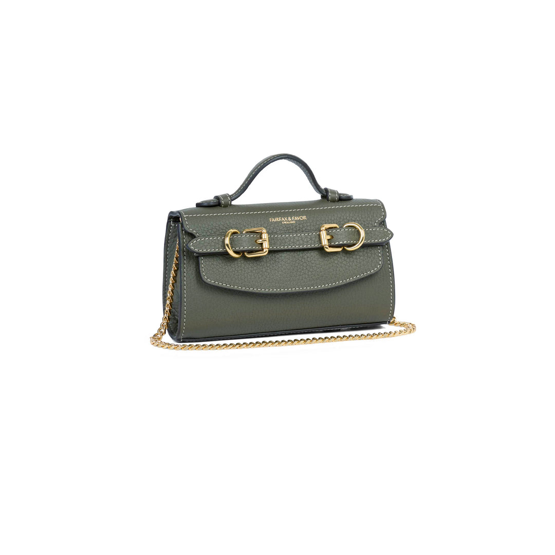 Town & Country - Mini Clutch Bag - Evergreen Leather - Bags