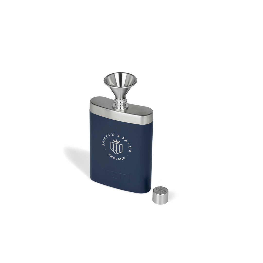YETI 207ml Rambler Flask - Navy - Lifestyle