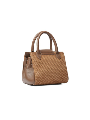 The Mini Windsor Handbag - Quilted Tan