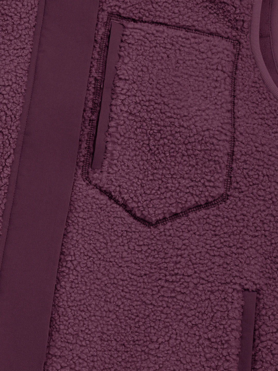 Agnes Fleece Gilet - Port - Jackets