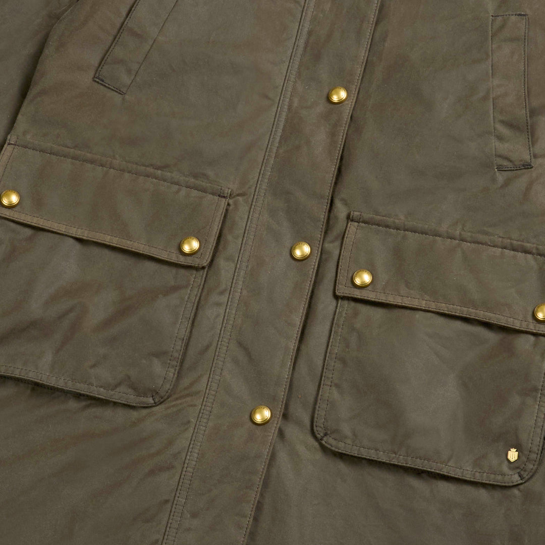 Nina Wax Coat - Clay - Coats
