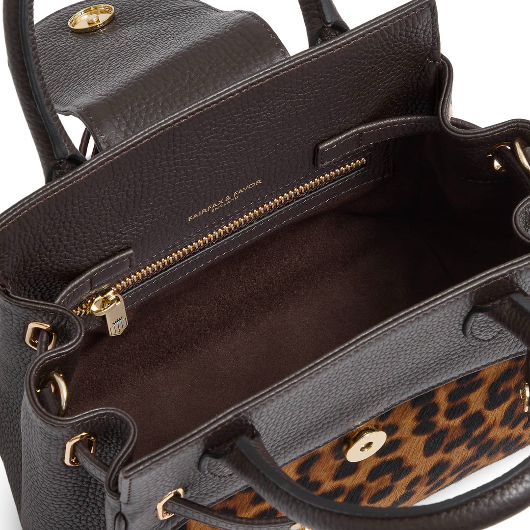 Mini Windsor Handbag - Leopard Haircalf - Bags