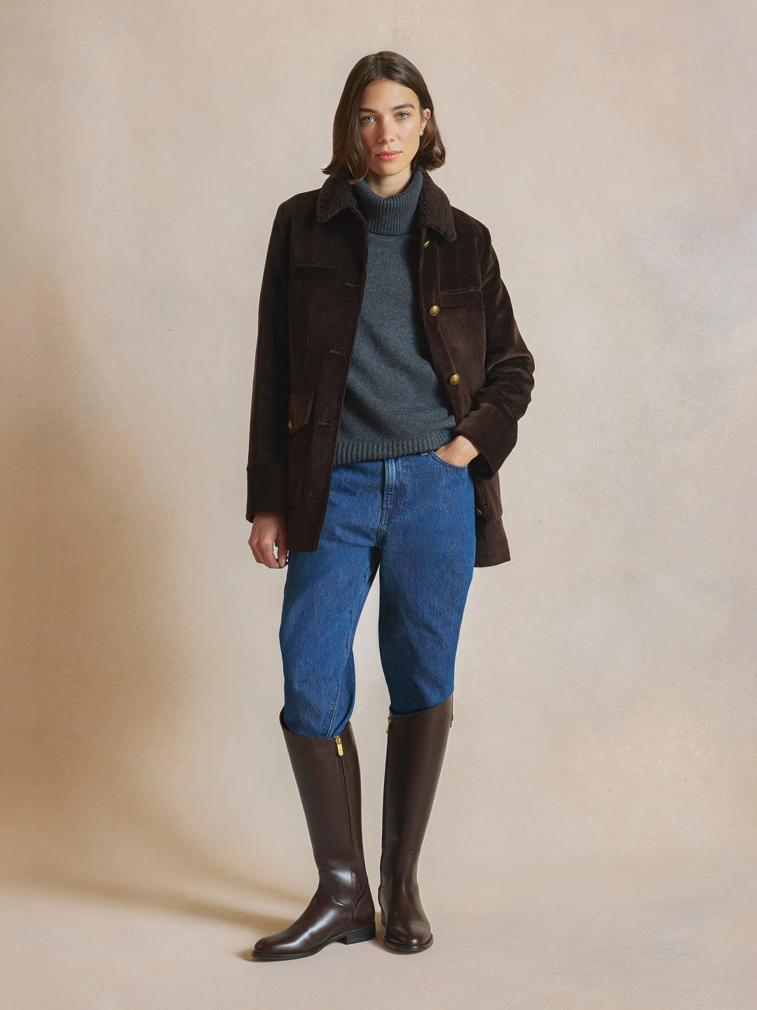 Fairford - Mahogany Leather - Tall Boots