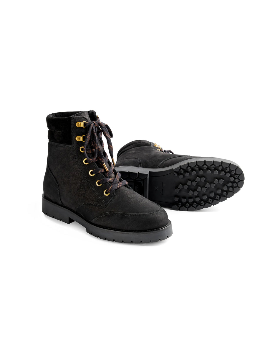 Galway - Black Nubuck - Ankle Boots