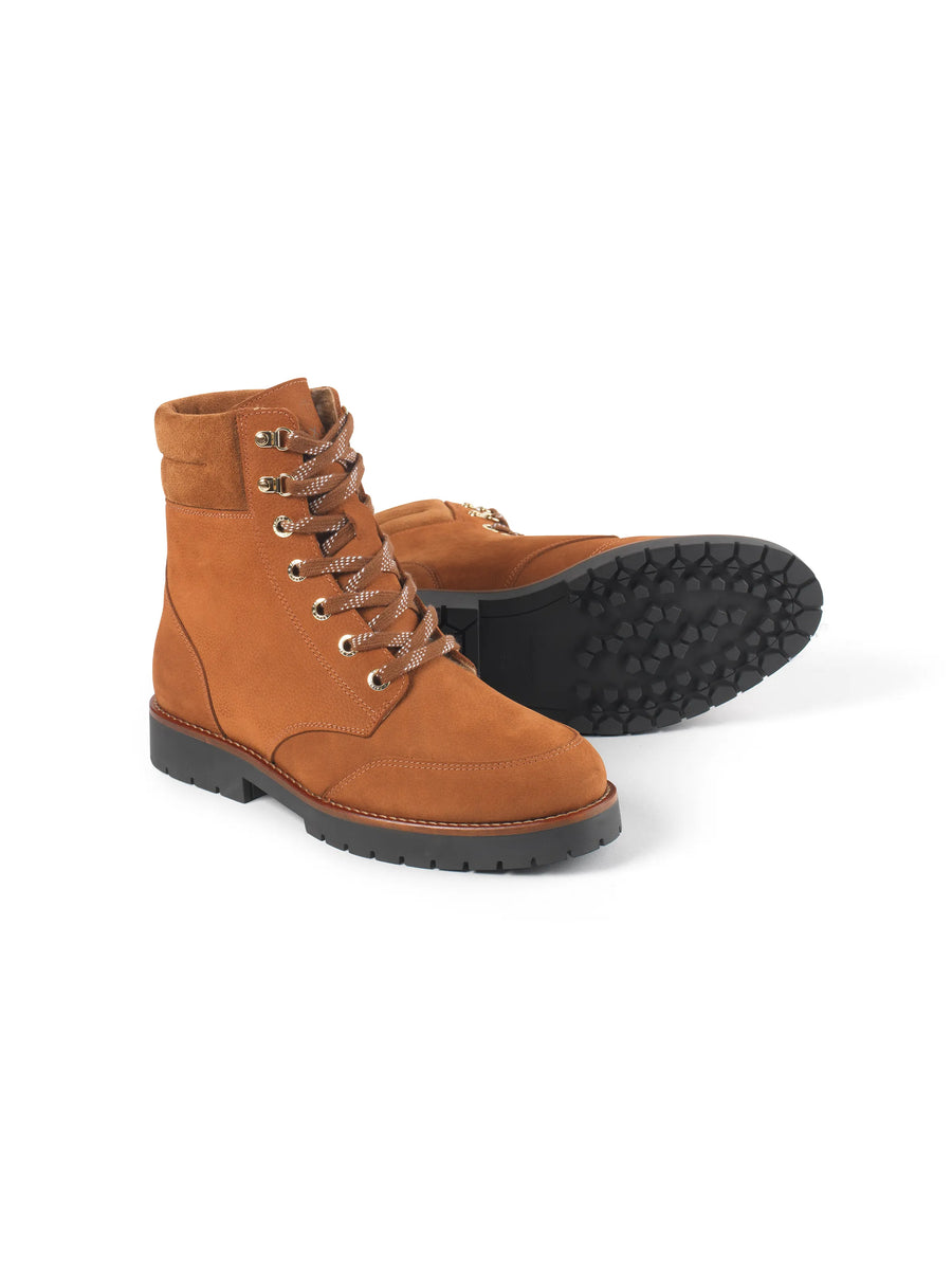 Galway - Cognac Nubuck - Ankle Boots