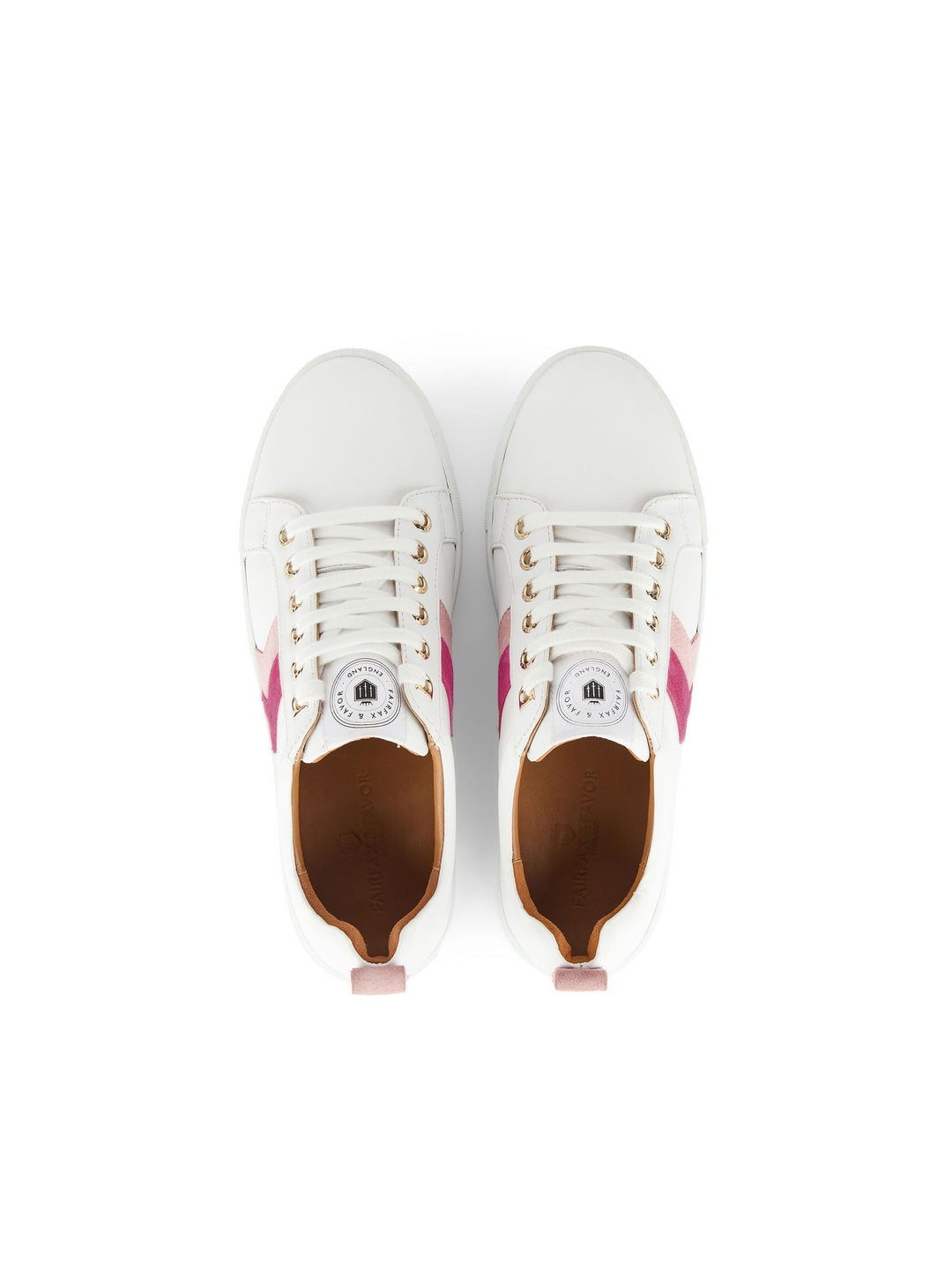 Alexandra - White - Breast Cancer Now Pink - Trainers