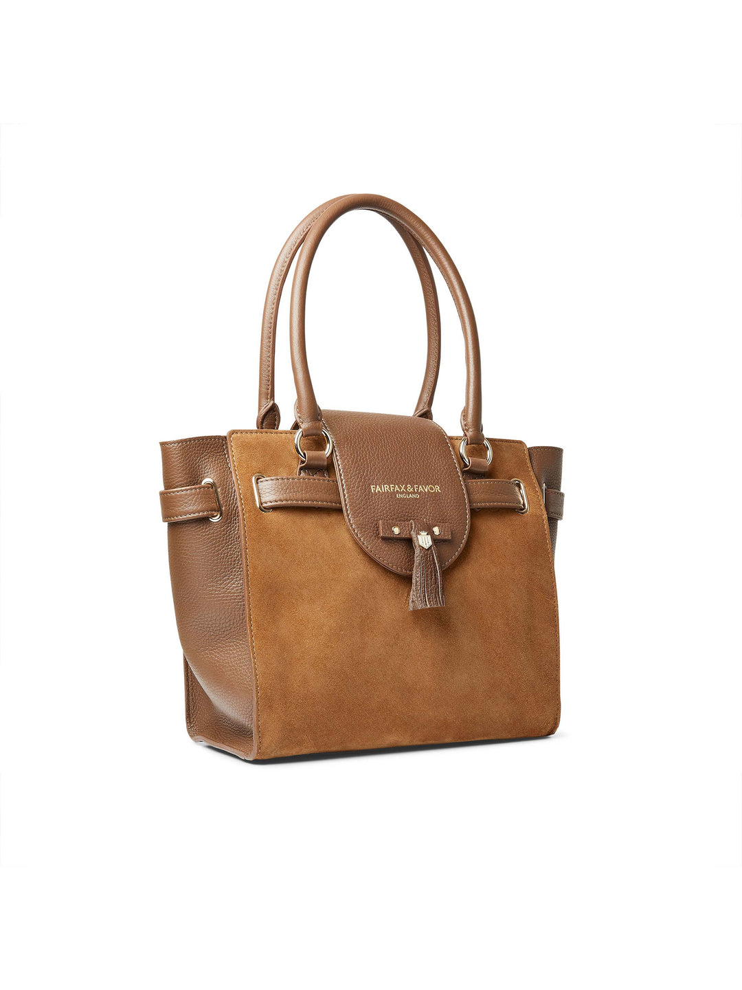 Windsor Tote - Tan Suede - Bags