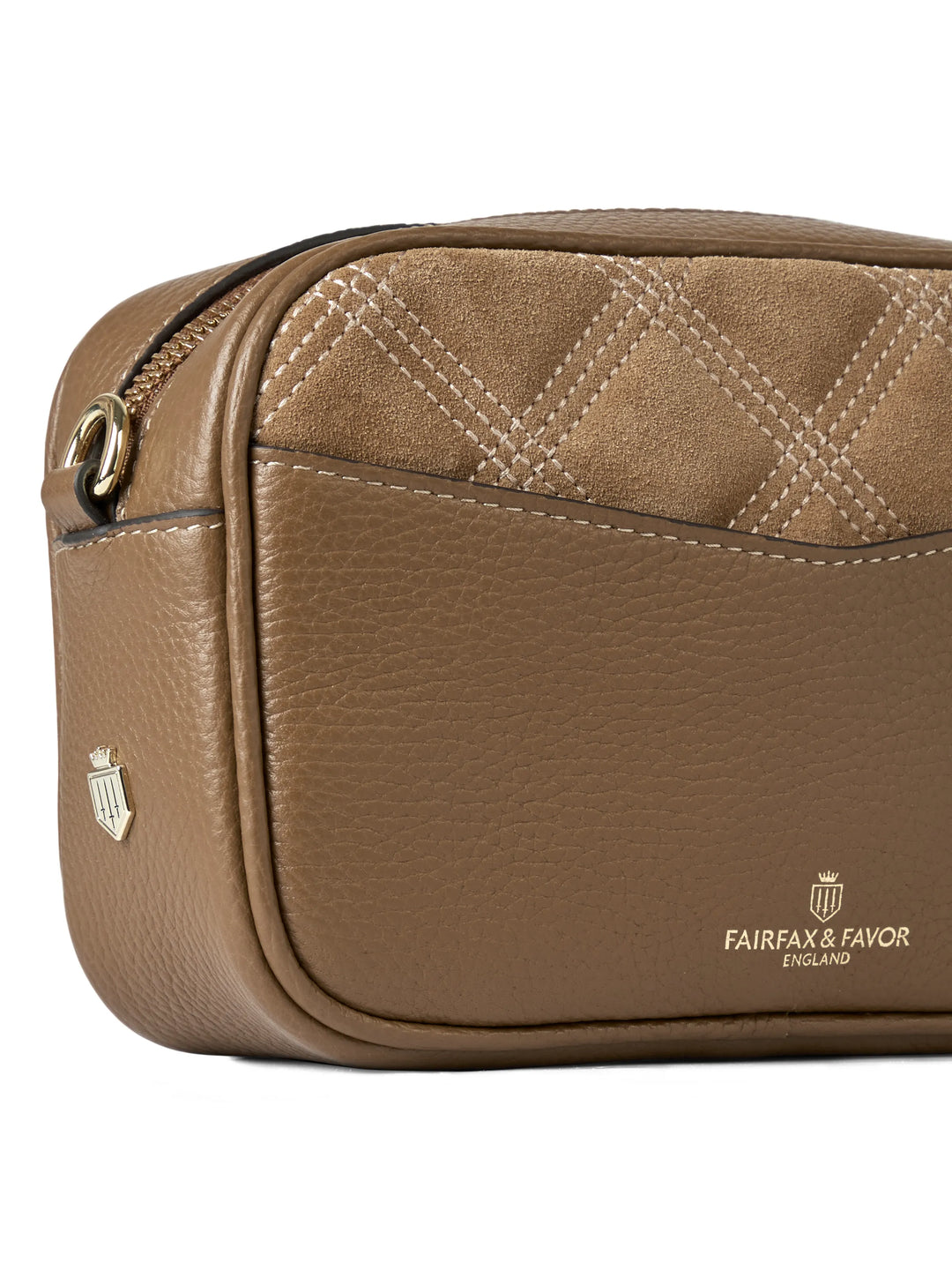 Farnham - Quilted Tan Suede - Bags