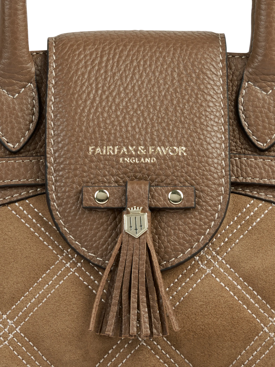 Mini Windsor - Quilted Tan Suede - Bags