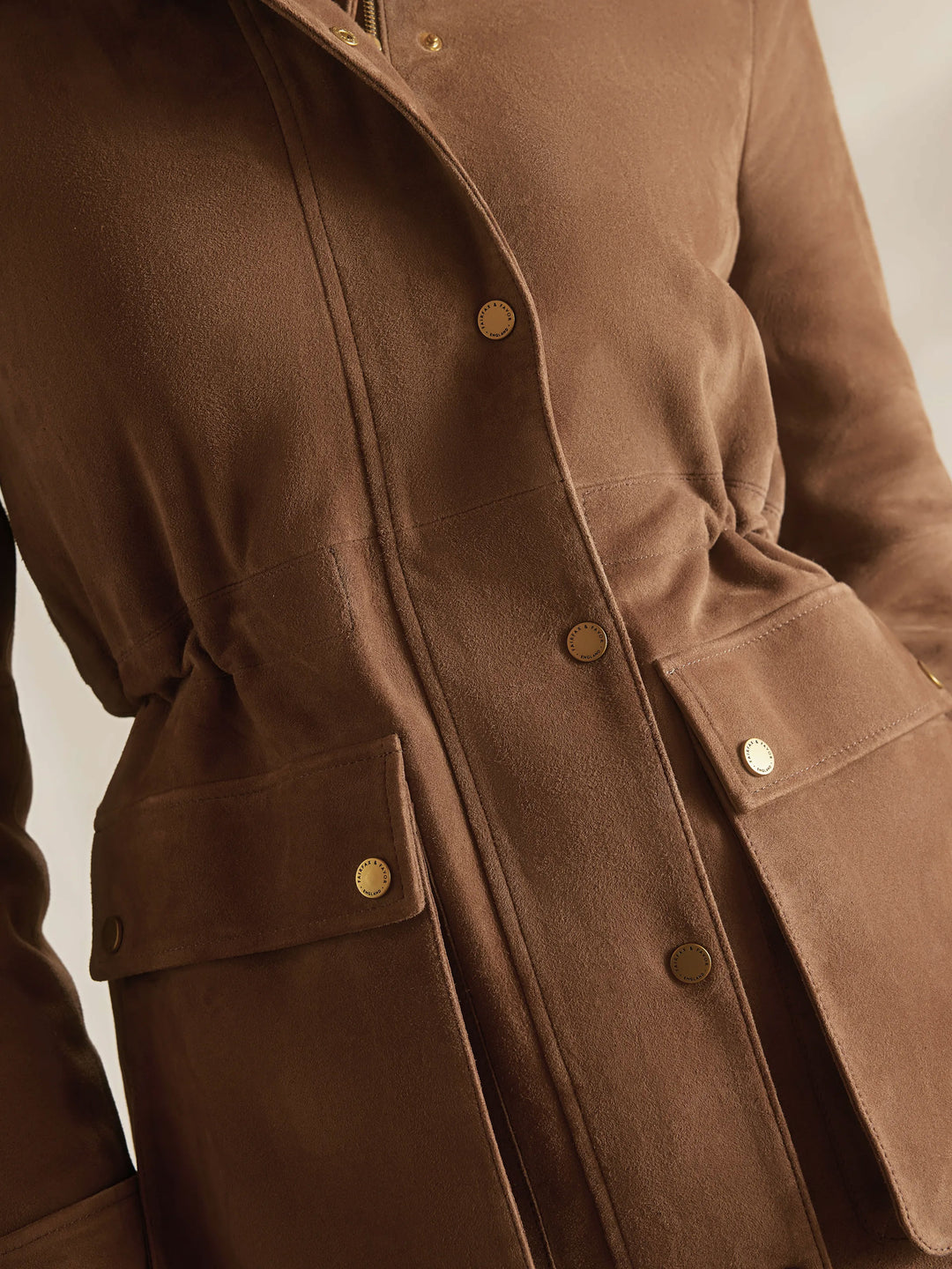Iris Jacket - Mushroom Suede - Jackets