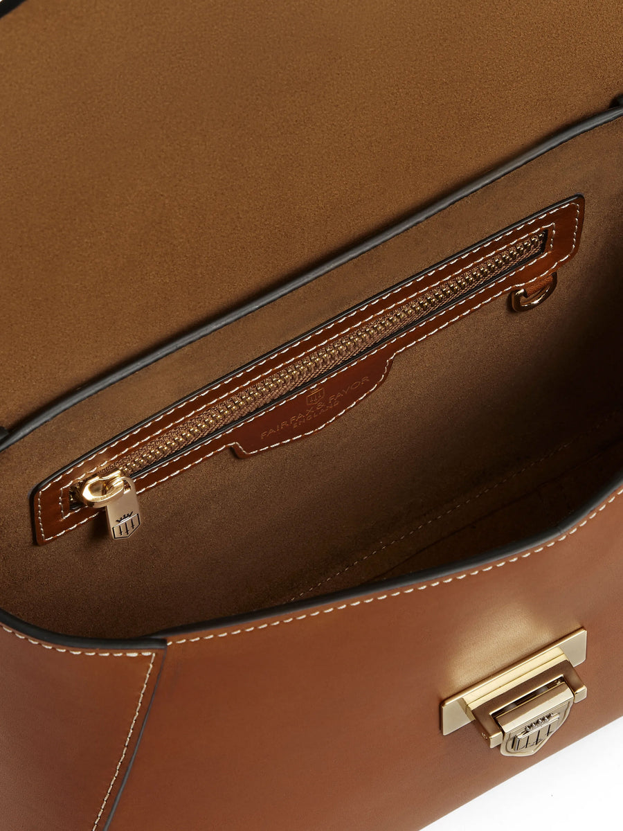 Blenheim Crossbody Bag - Tan Leather - Bags