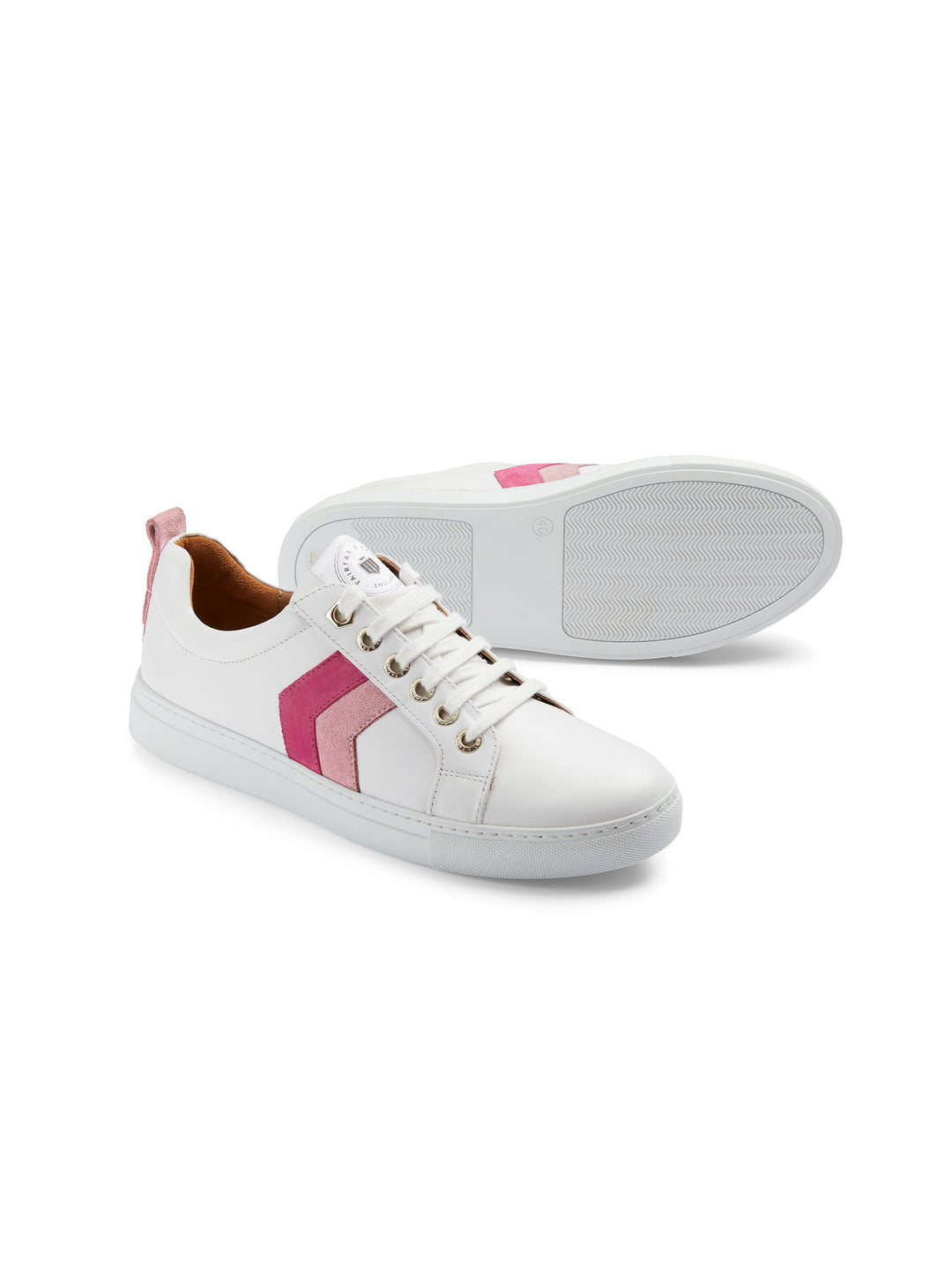 Alexandra - White - Breast Cancer Now Pink - Trainers