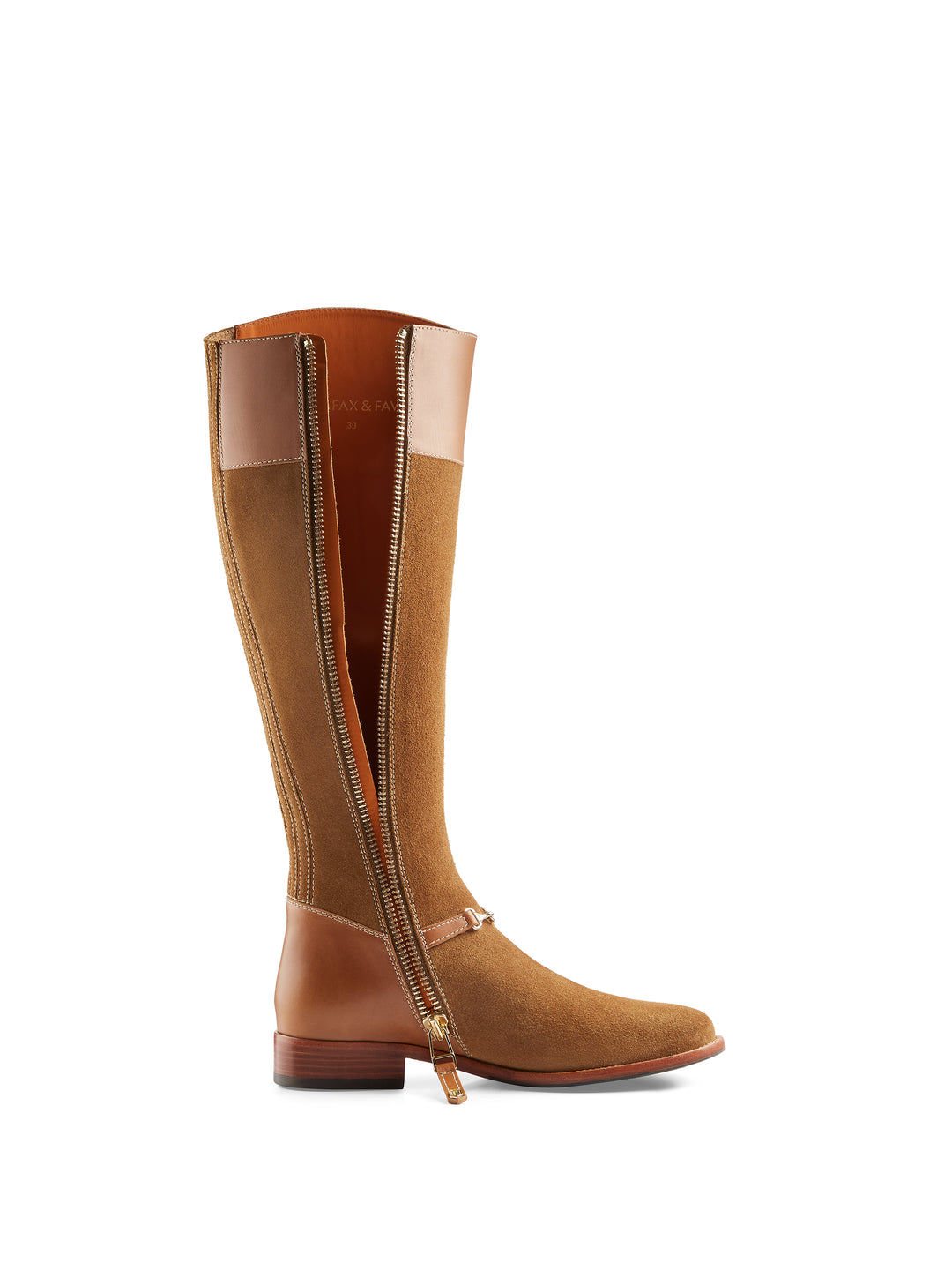 Octavia (Regular Fit) - Tan Suede - Tall Boots