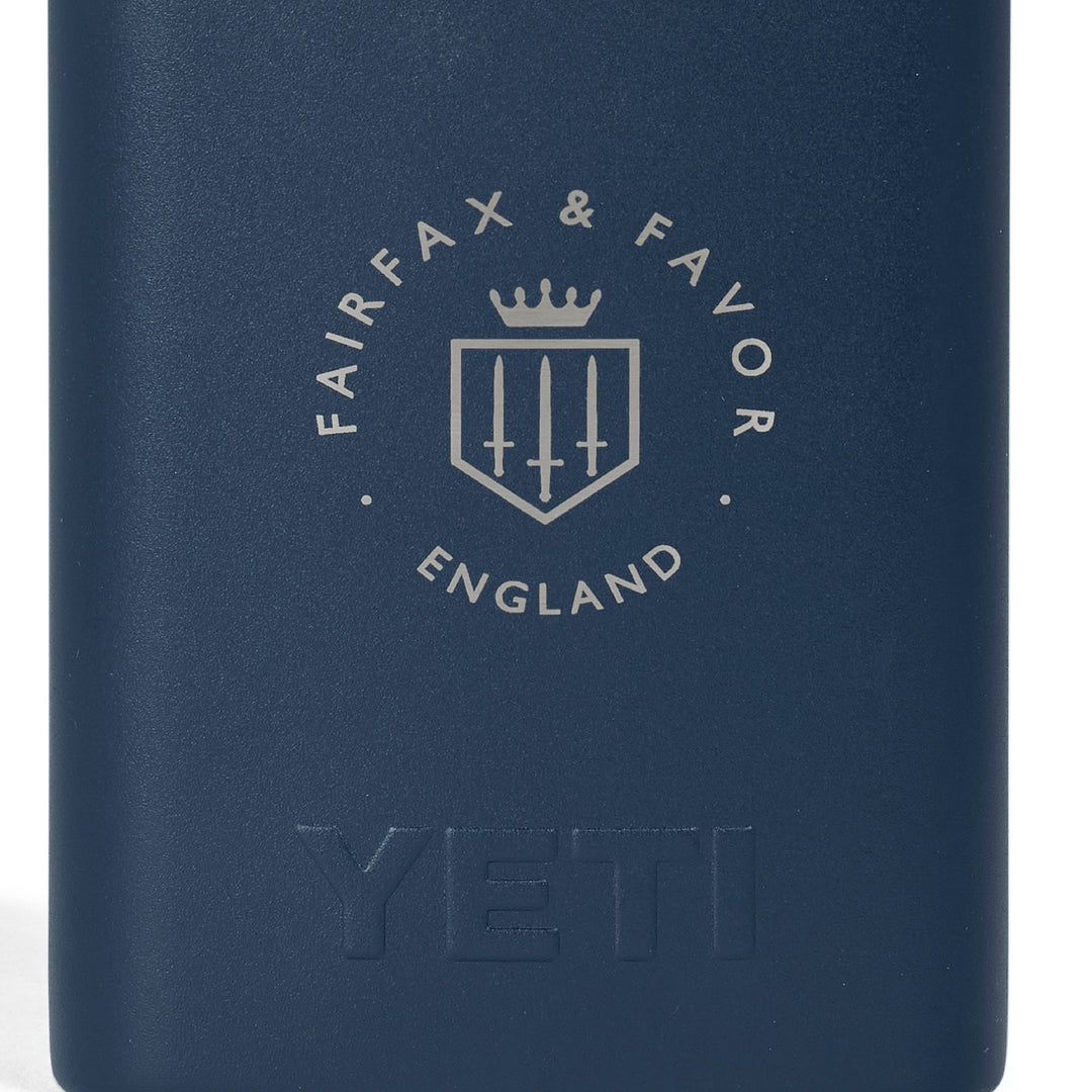 YETI 207ml Rambler Flask - Navy - Lifestyle