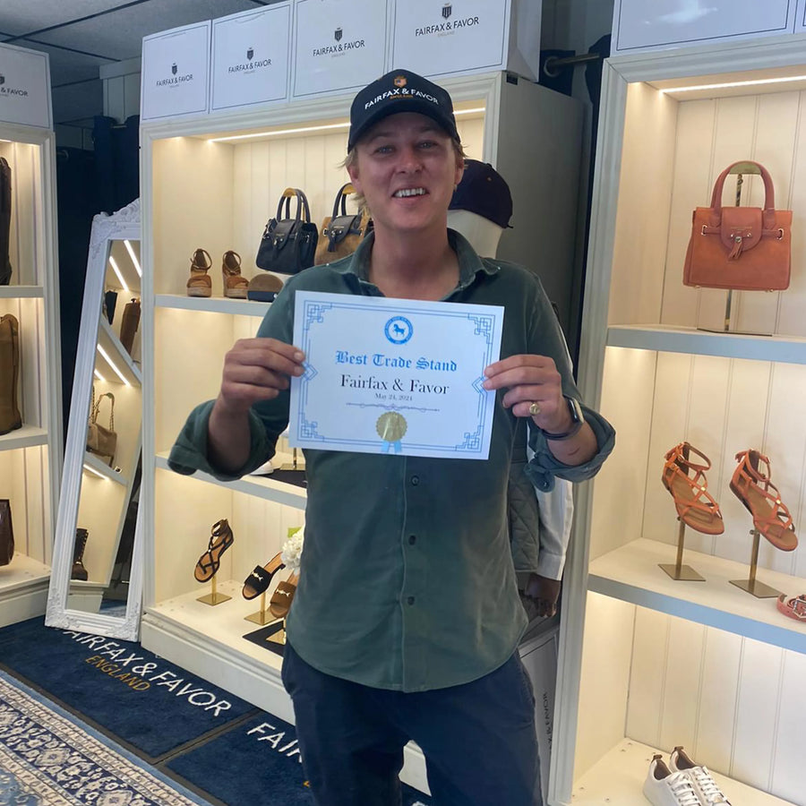 May 2024: Fairfax & Favor US Events team won "BEST TRADE STAND" award at the Devon Horse Show and Country Fair, PA - Well done to Felix & the US team!