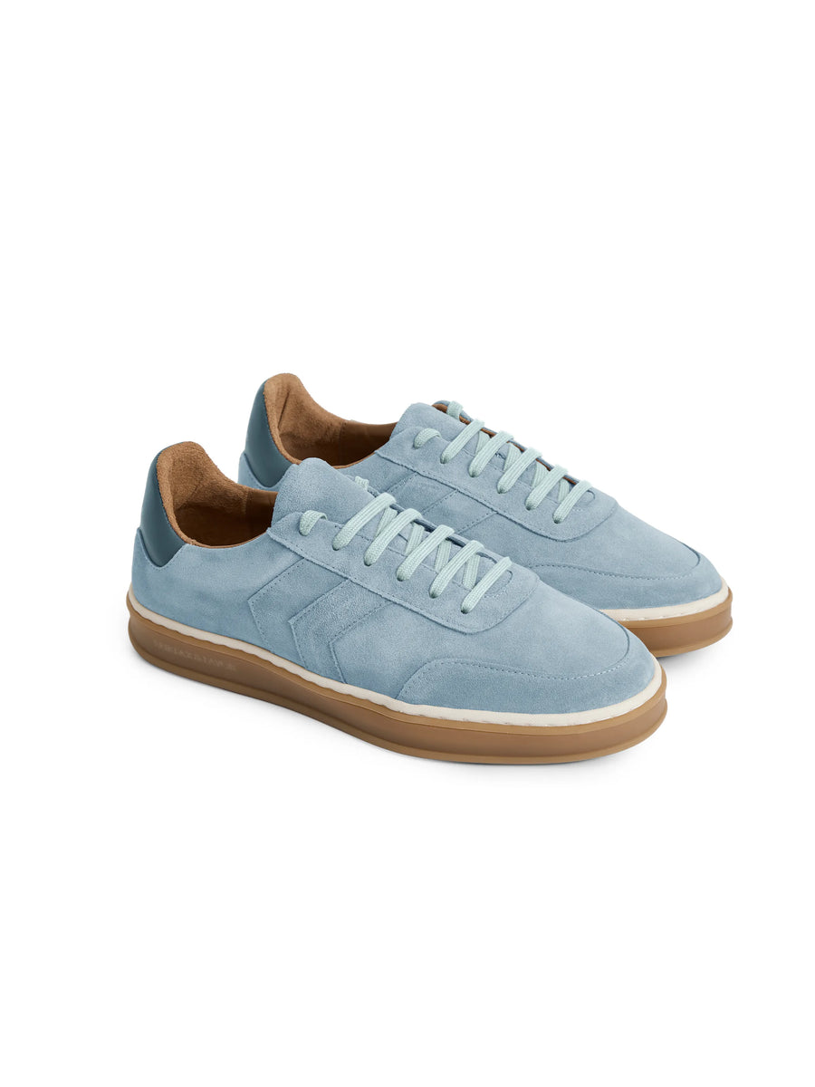 The Kendrick - Women's Trainer - Sky Blue Suede