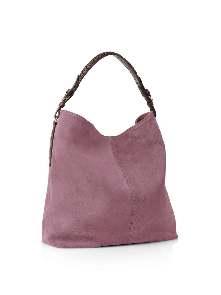 The Tetbury - Women's Handbag - Heather Suede