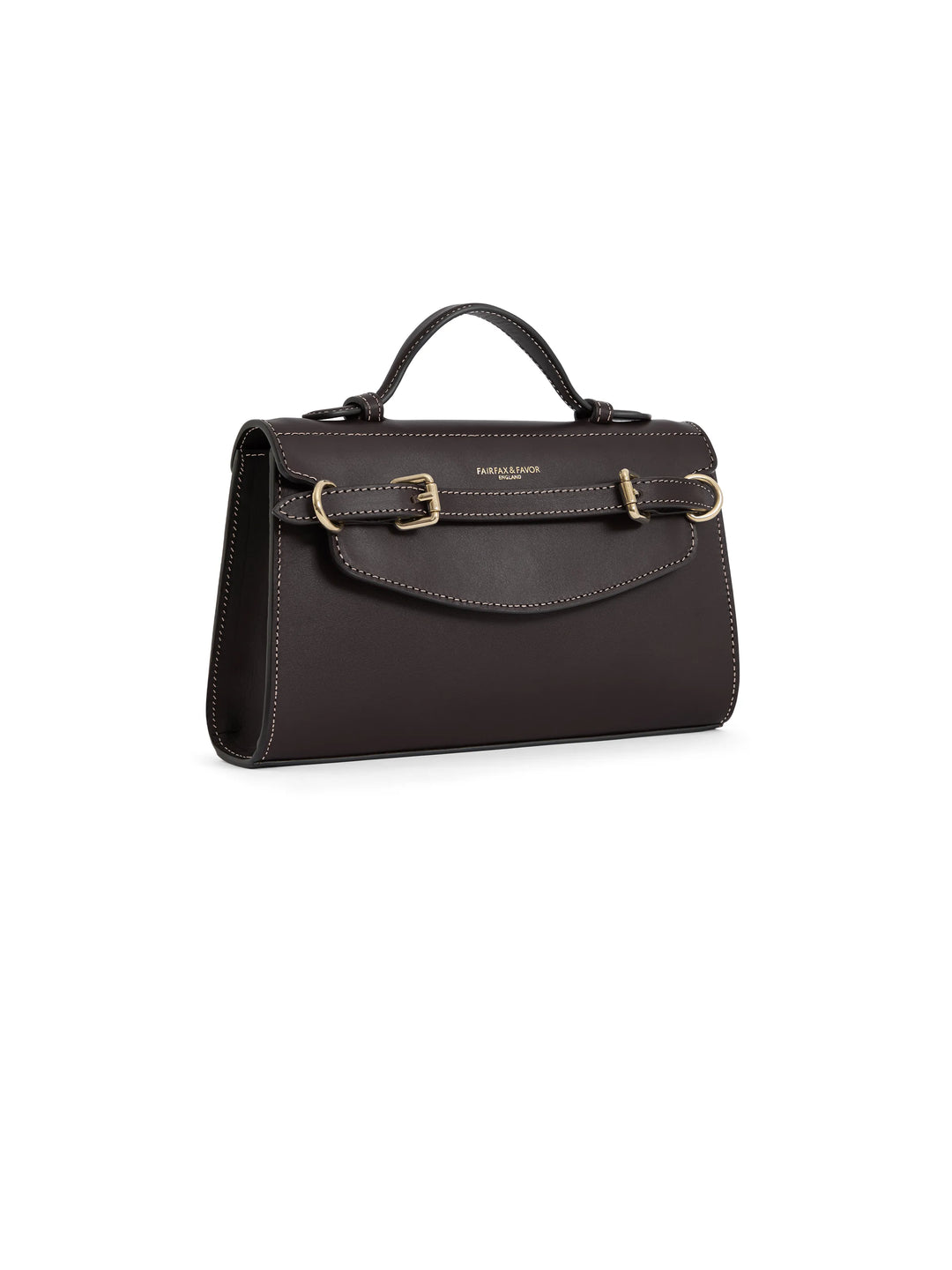 Town & Country - Clutch Bag - Chocolate Smooth Leather - Bags