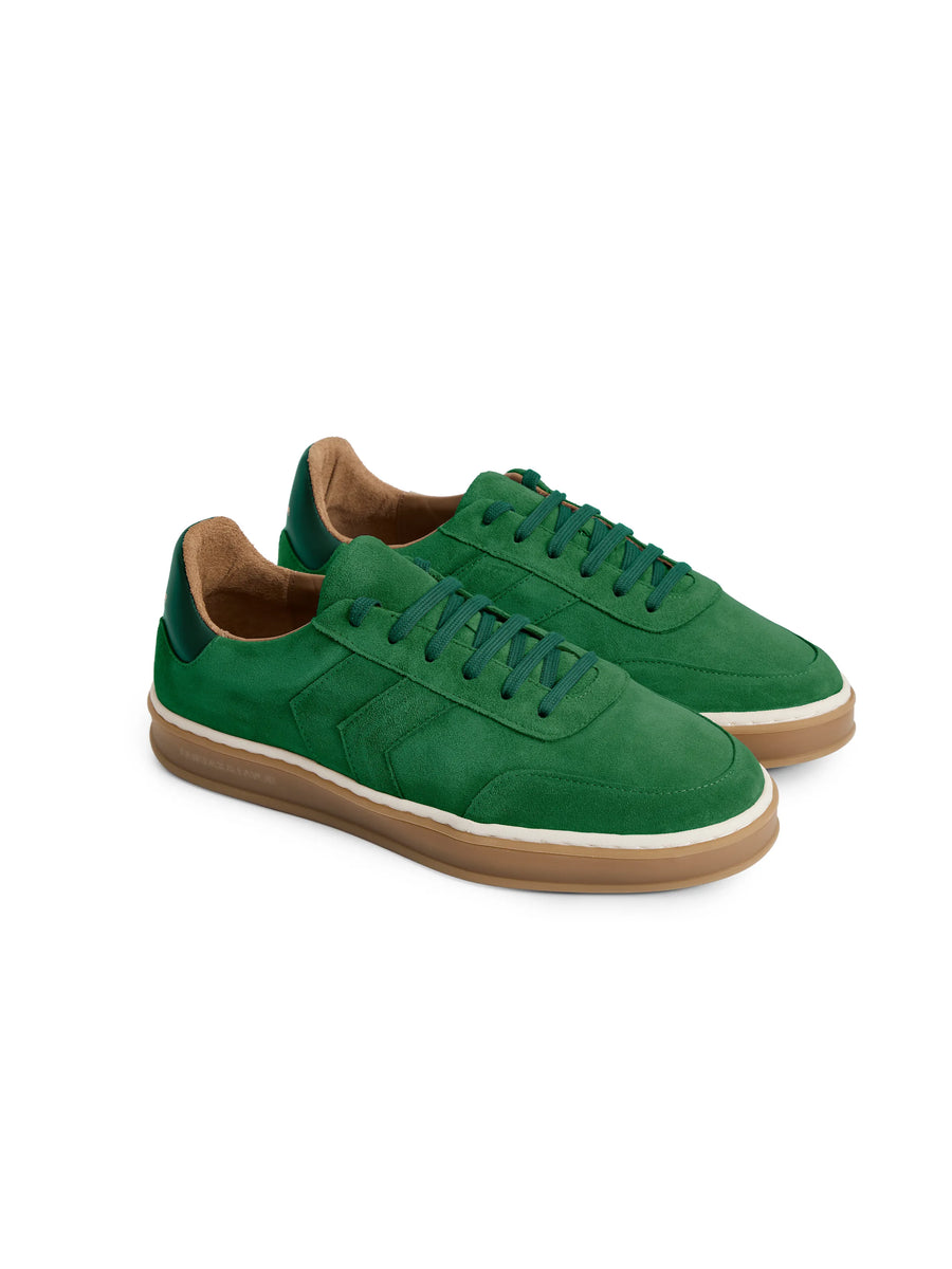 The Kendrick - Women's Trainer - Clover Green Suede