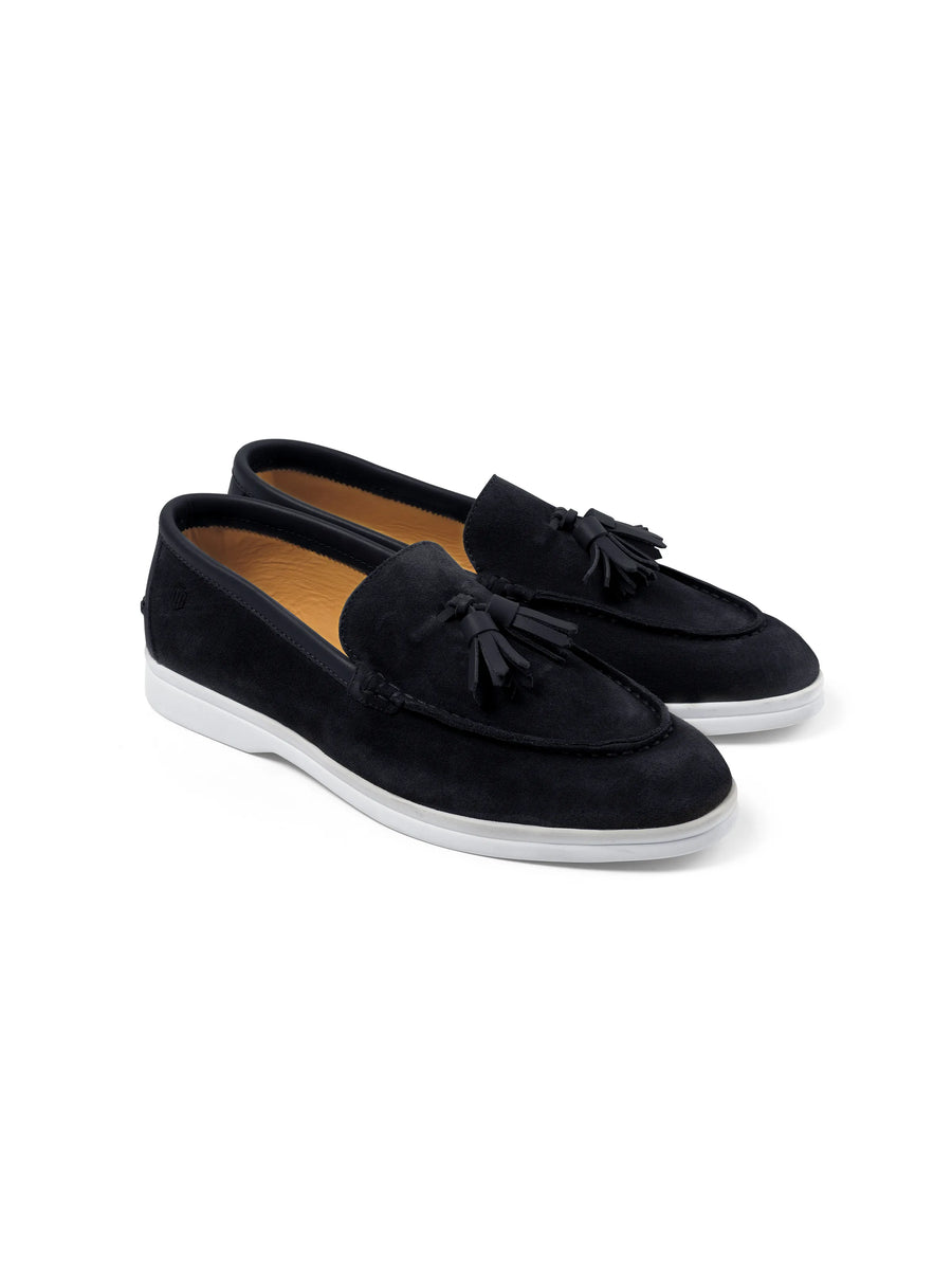 The Morston - Women's Loafer - Navy Suede