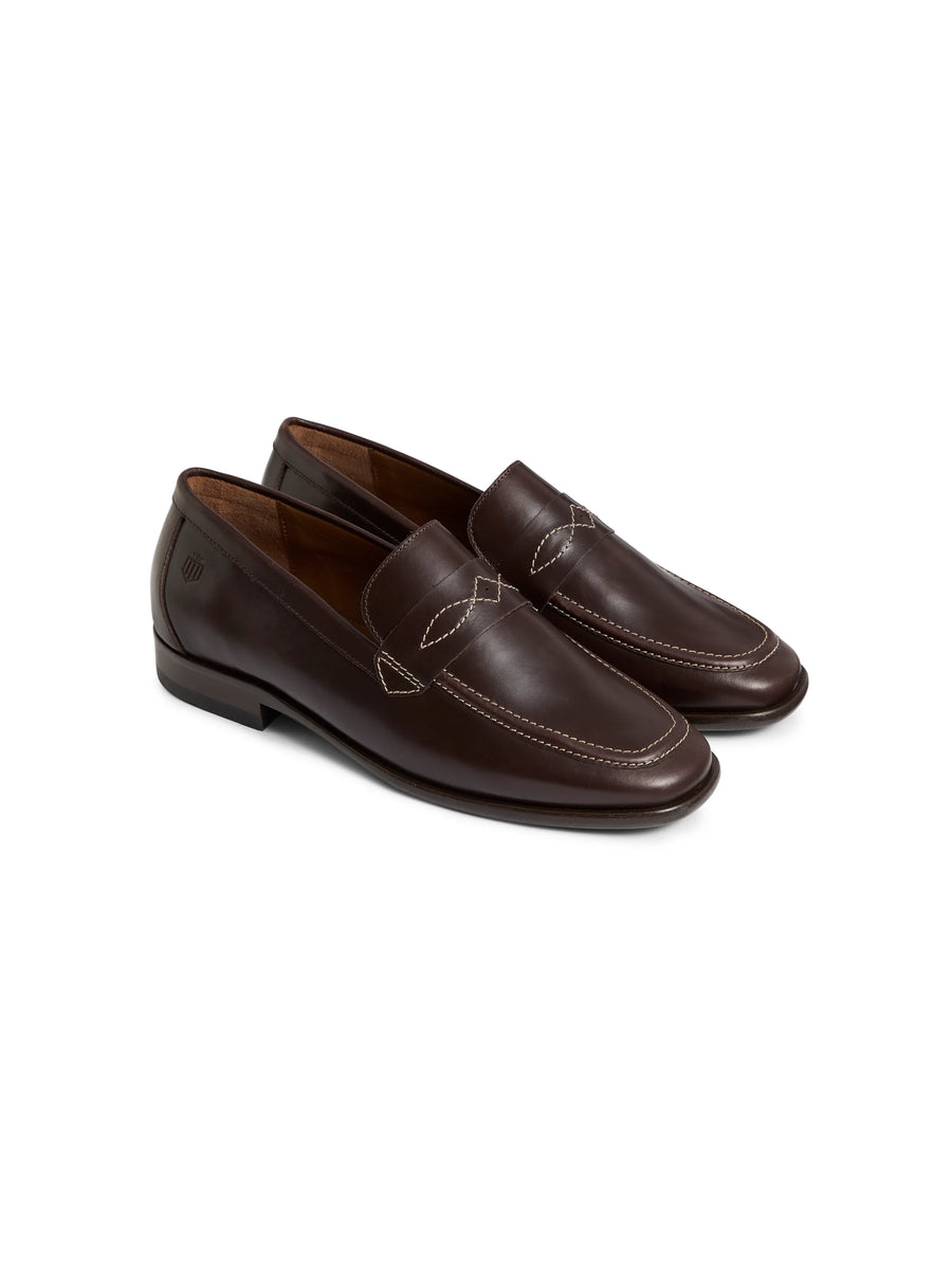 The Rockingham - Women's Loafer - Mahogany Leather