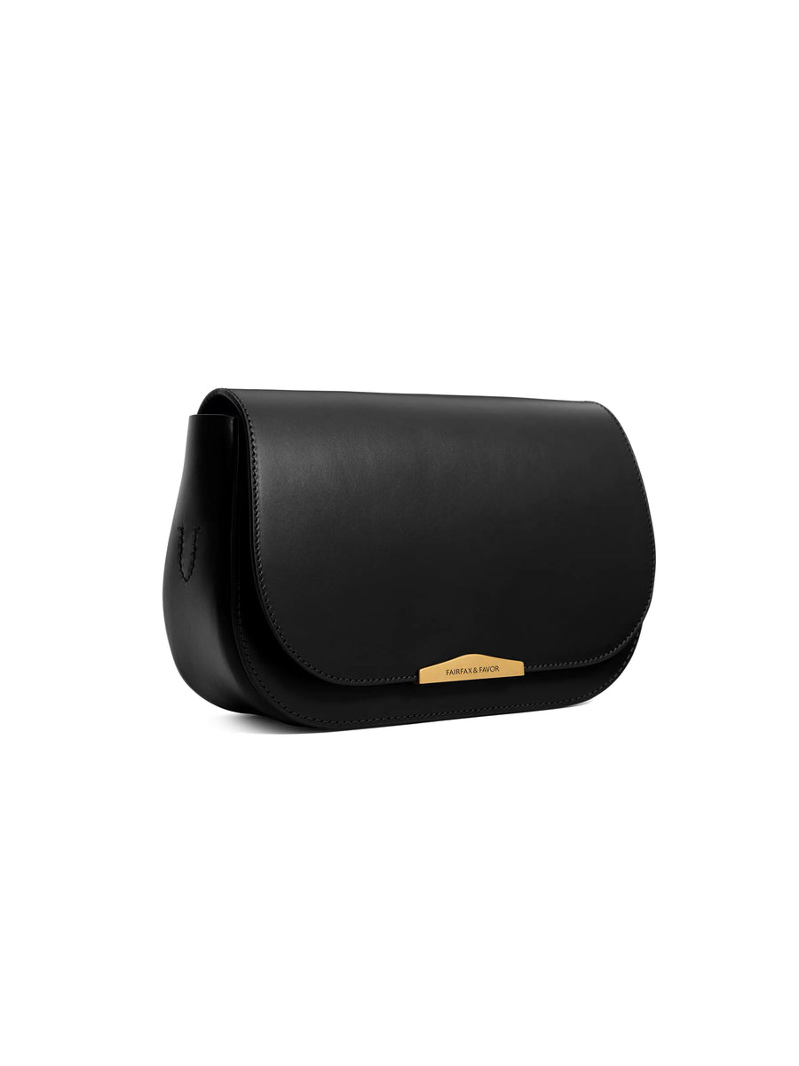 The Rye - Women's Crossbody Bag - Black Leather