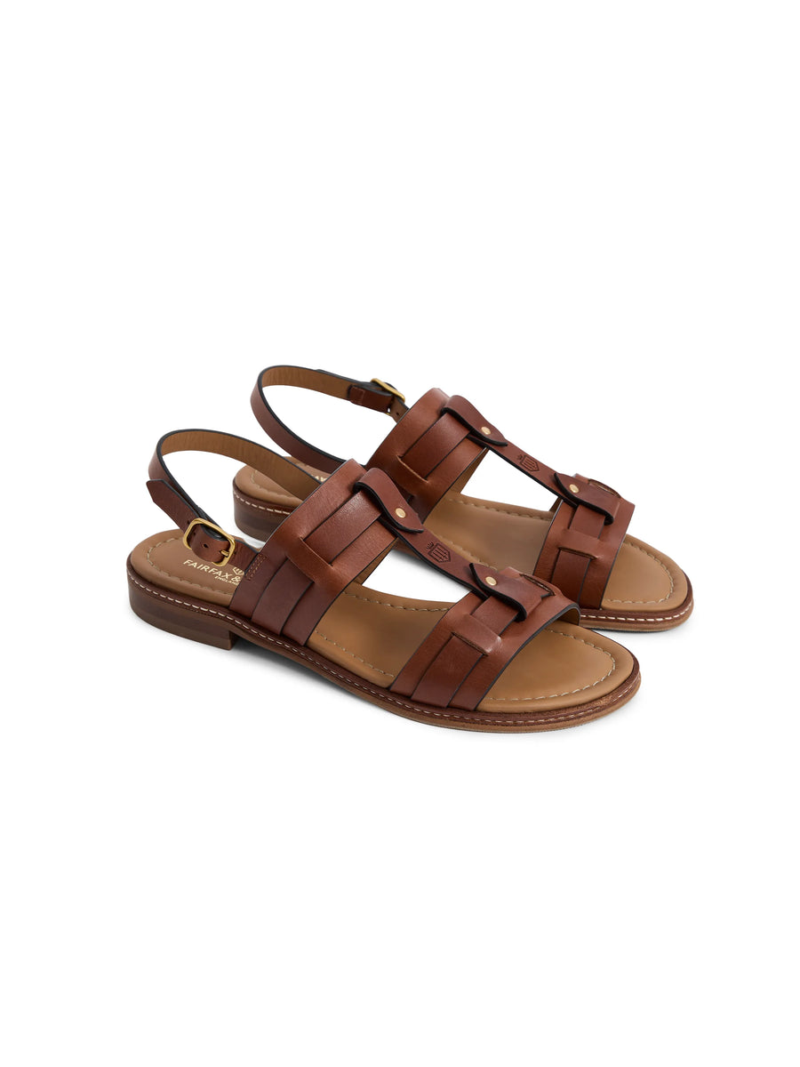 The Trimingham - Women's Sandal - Tan Leather