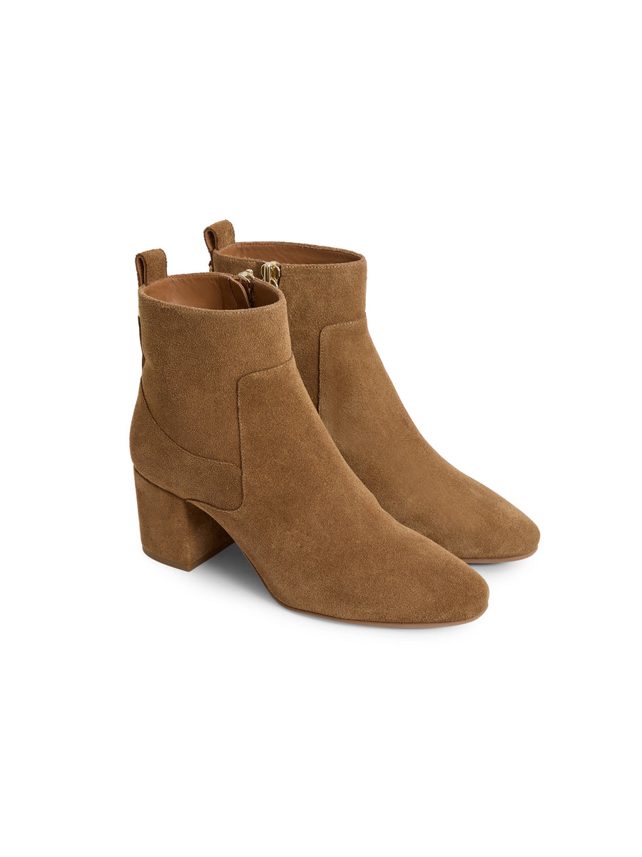 The Uppingham - Women's Ankle Boot - Tan Suede