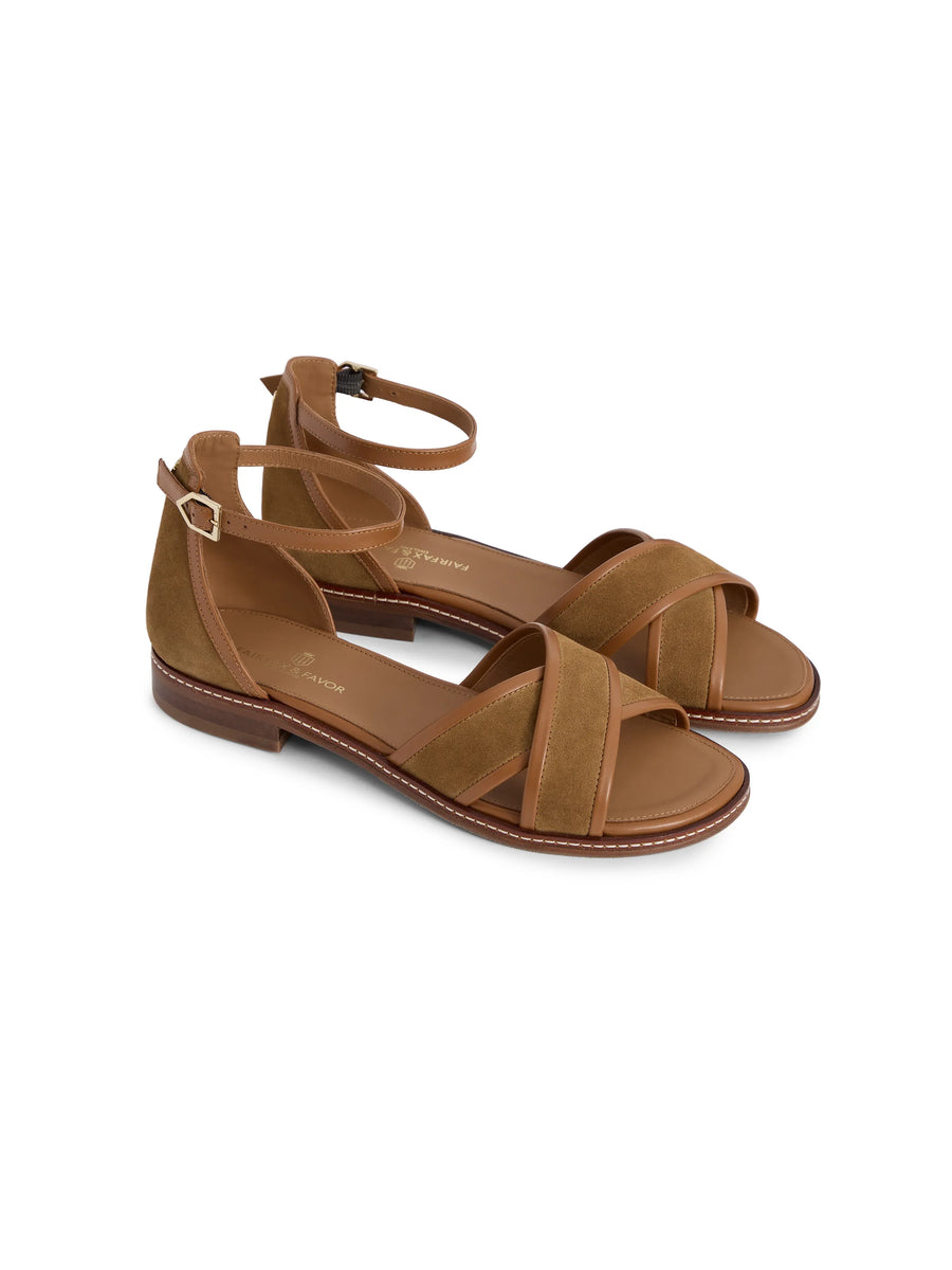 The Valencia - Women's Sandal - Tan Suede