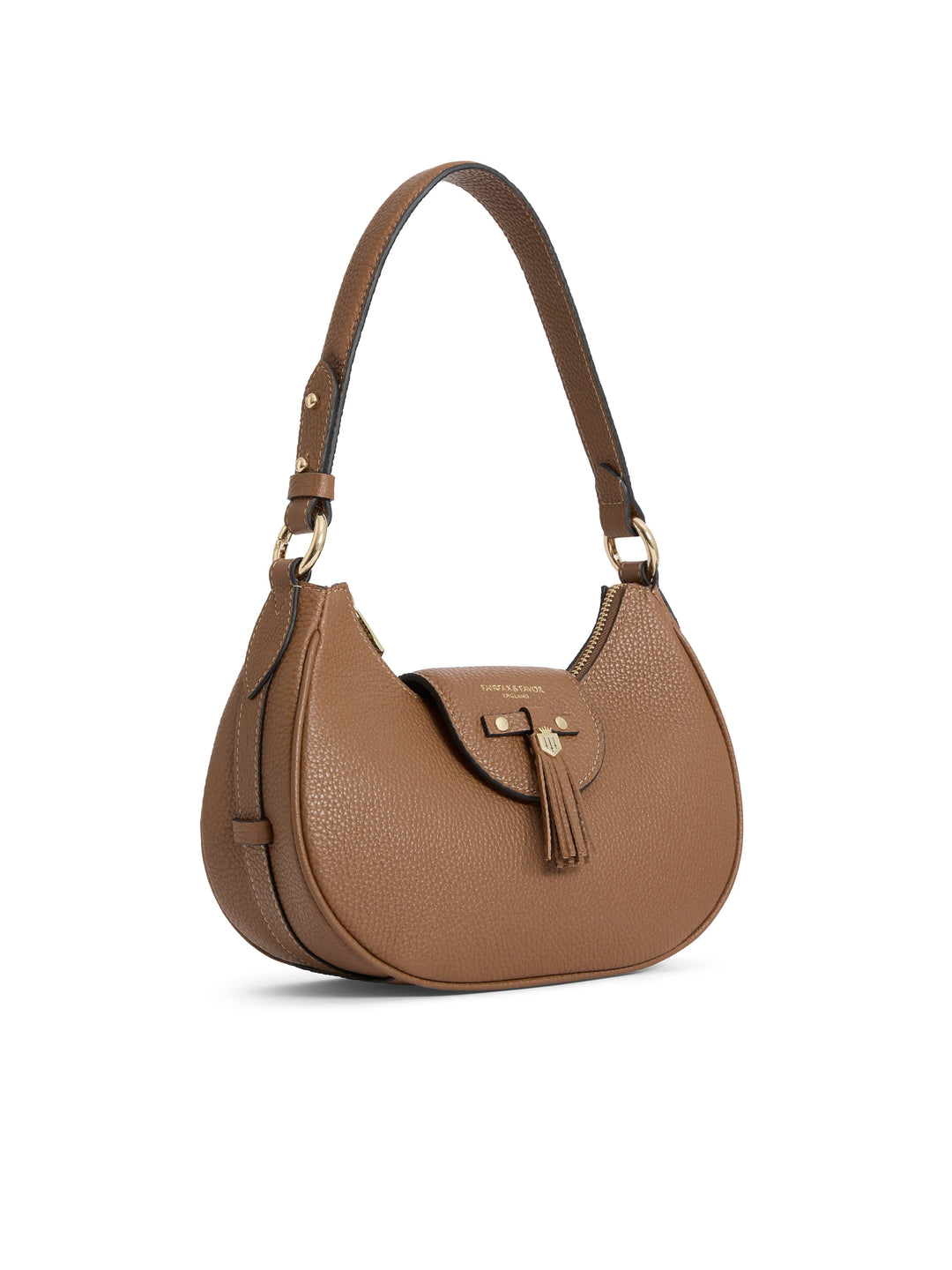 Windsor Shoulder Bag - Tan Leather - Bags