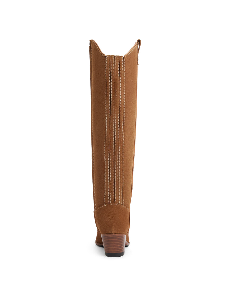 Women's Knee High Arizona Tan Suede