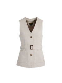 Etta Waistcoat - Ecru