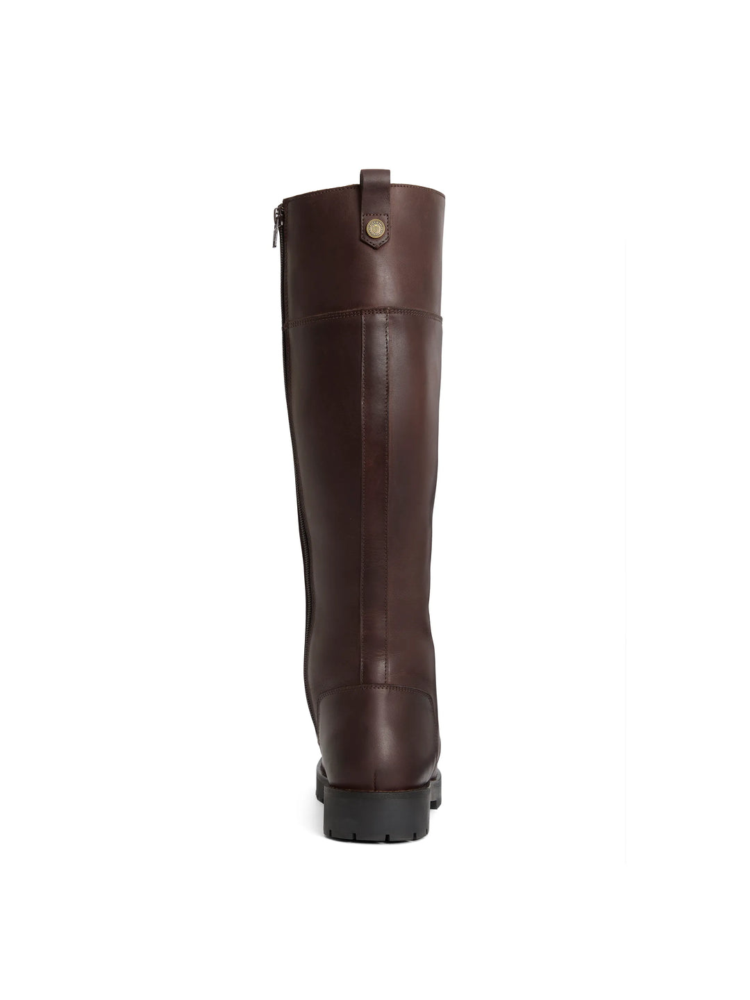 Knee High Shearling Lined Anglesey - Mahogany Leather - Tall Boots