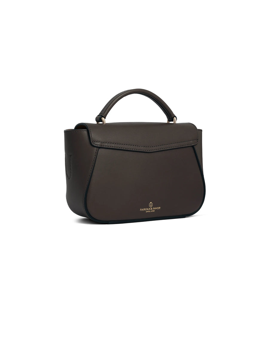 The Blenheim - Women's Mini Handbag - Mahogany Leather