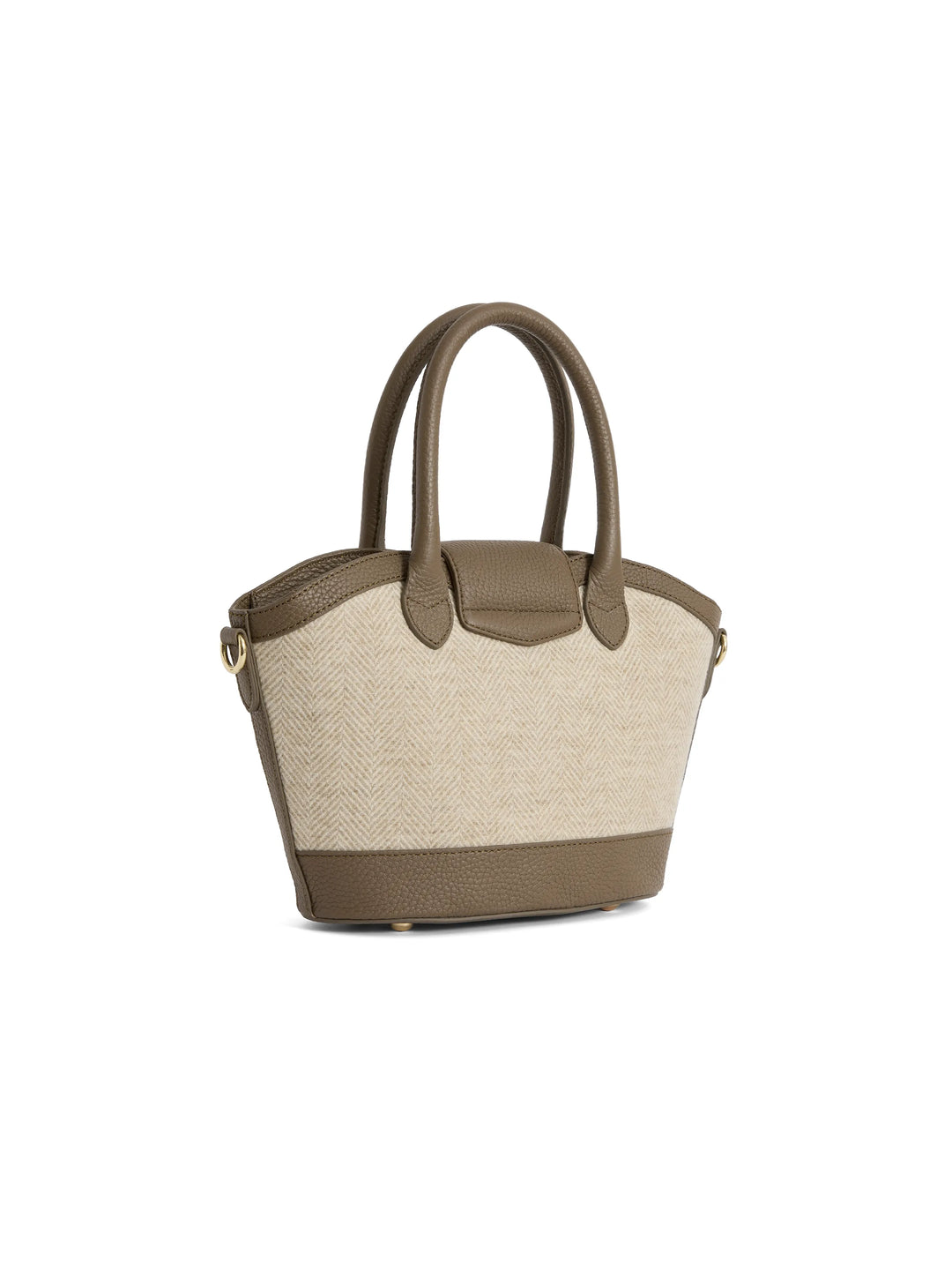 Mini Windsor Tote - Herringbone Fawn Leather - Bags
