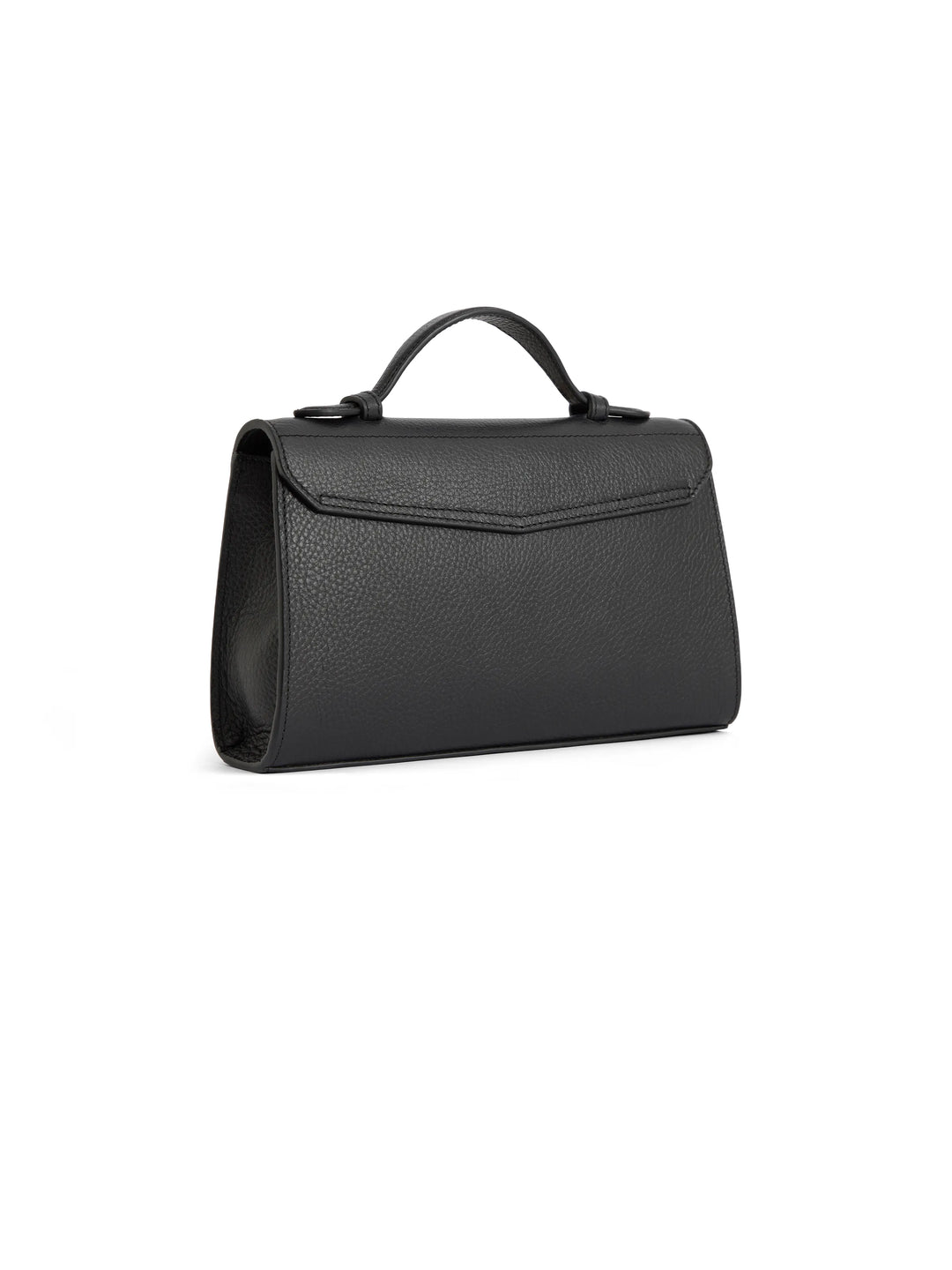 Town & Country - Clutch Bag - Black Pebbled Leather - Bags