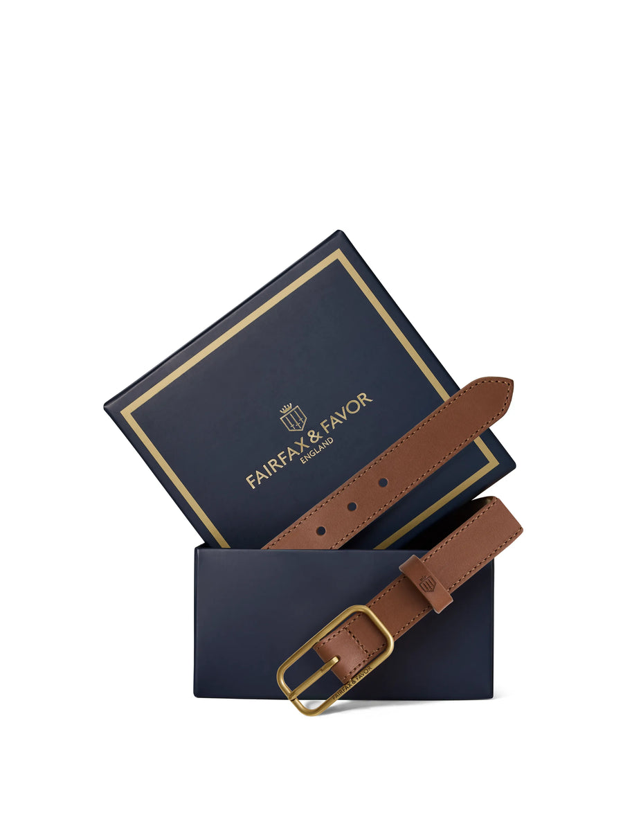 The Claremont - Women's Belt - Tan Leather