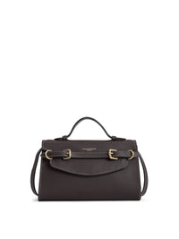 Town & Country Collection - Clutch Bag - Choc Smooth Leather