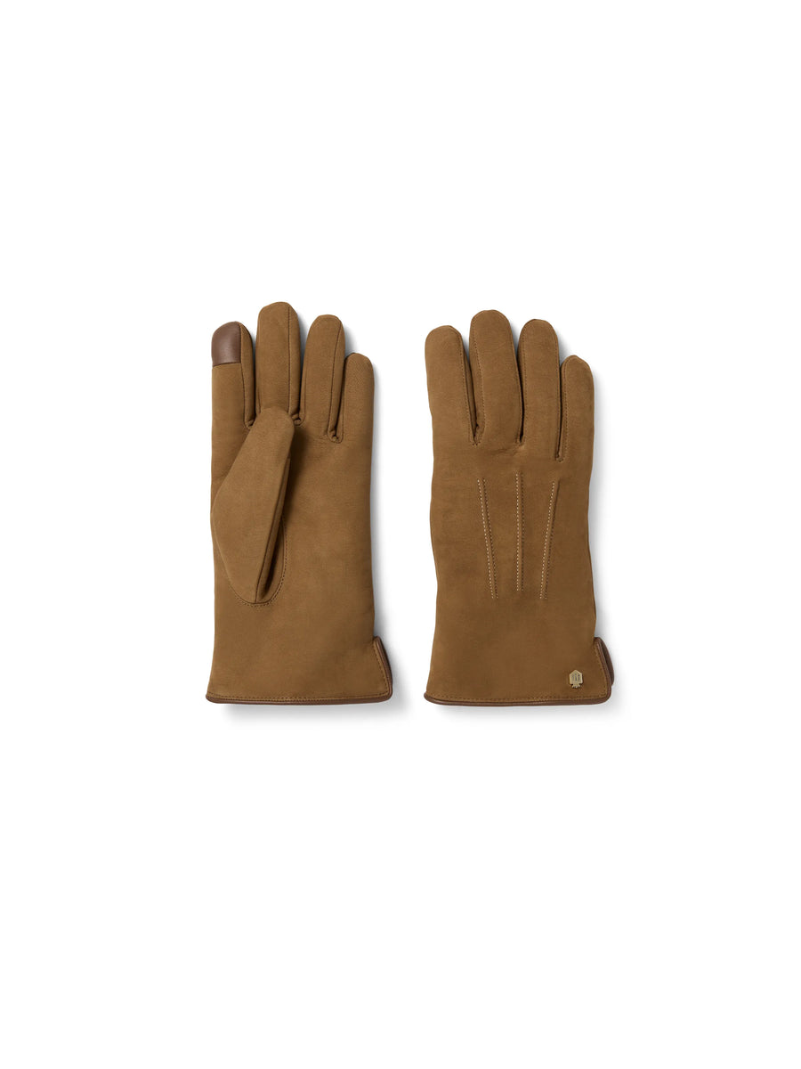The Berwick - Women's Shearling Lined Gloves - Tan Leather