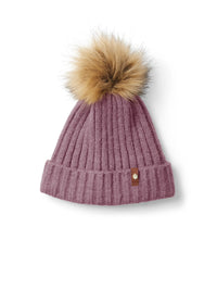 Signature Knitted Bobble Hat - Heather