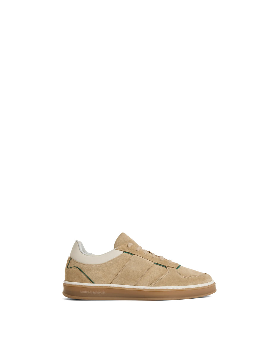 The Bourton - Men's Trainer - Fawn Suede