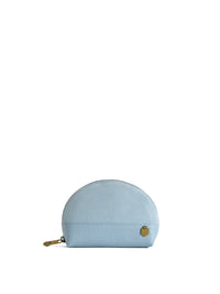 Chiltern Coin Purse - Sky Blue Suede