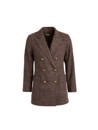 Clara - Plum Check