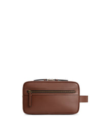 Cotswold Washbag - Cognac Leather