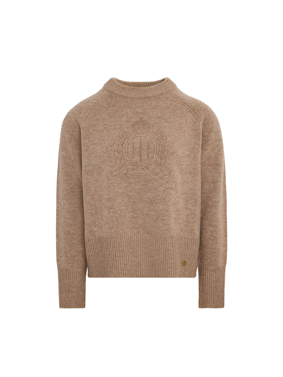 The Anna - Women's Jumper - Biscuit Wool & Cashmere