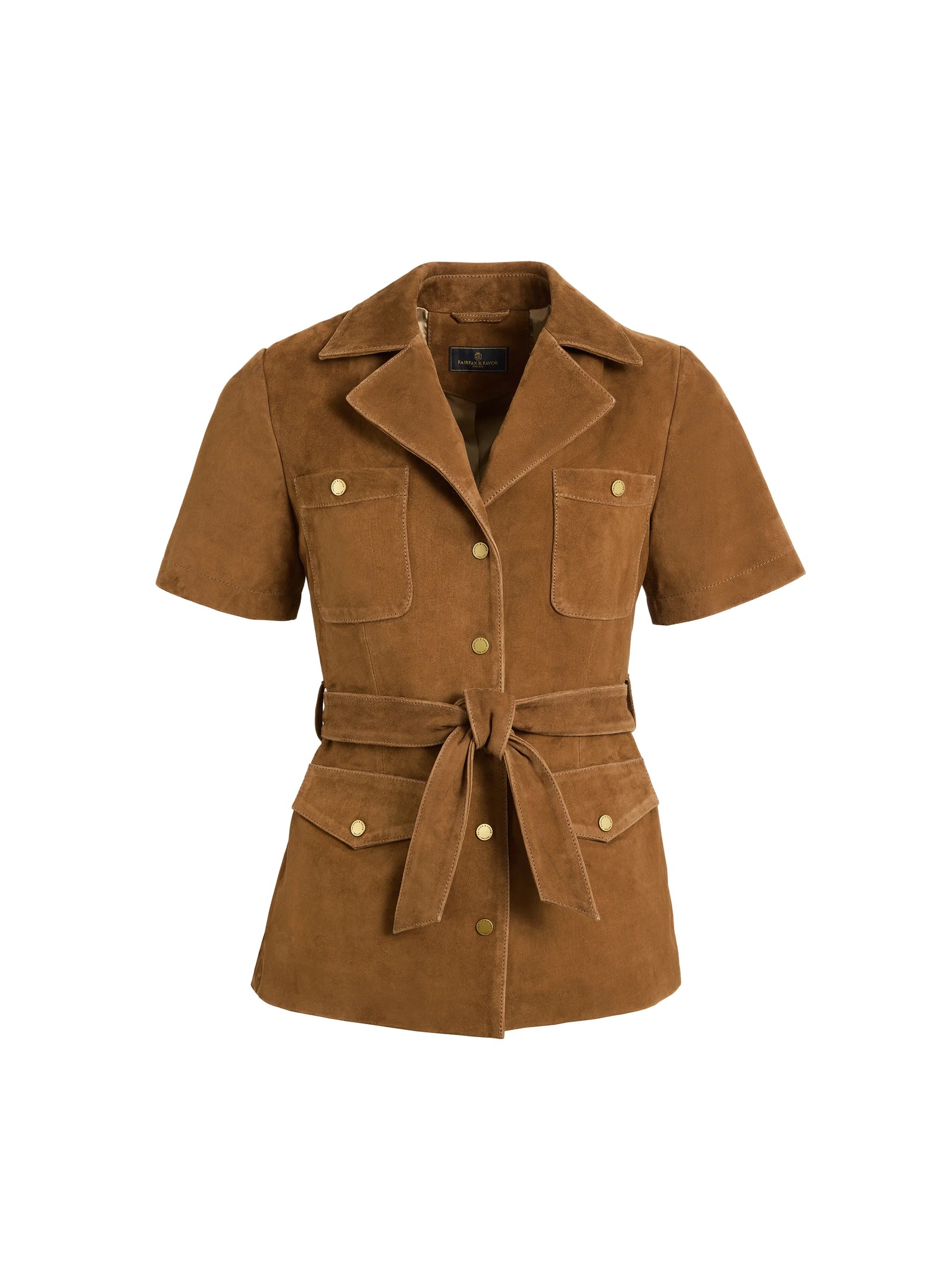 Jessie Top - Dark Tan Suede