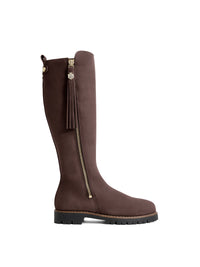 Waterproof Knee High Oakham - Mahogany Leather