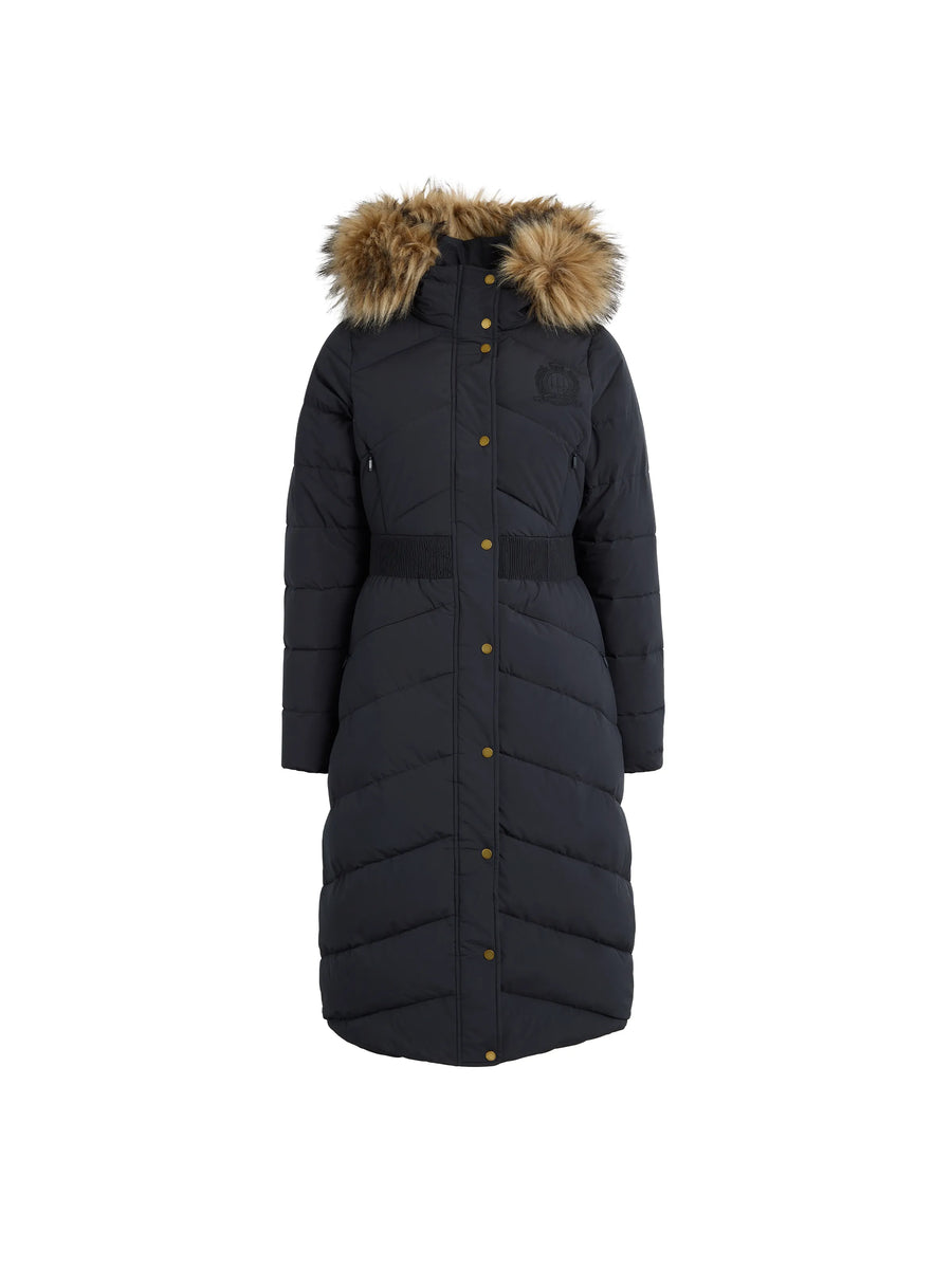 The Lexi - Women's Padded Long Coat - Navy